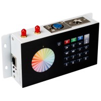  - Контроллер DMX SR-2816WI Black (12V, WiFi, 8 зон) (Arlight, IP20 Металл, 3 года)