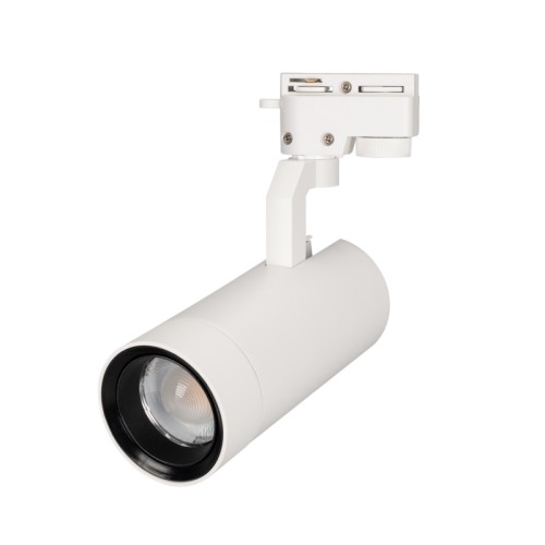 Светильник LGD-GELIOS-2TR-R80-30W Warm3000 (WH, 20-60 deg, 230V) (Arlight, IP20 Металл, 3 года) Светильник подвесной для треков/шин 2 провода, 30Вт. Цвет свечения БЕЛЫЙ ТЕПЛЫЙ 3000K, световой поток 2700лм, регулируемый угол 20-60°, CRI>90. Корпус круглый, металл, цвет белый, IP20. Размеры DxL Ø80x181мм. Входное напряжение AC220-240V, мощность 30Вт. Драйвер встроенный (30-43V, 720mA).