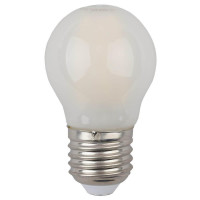  - Лампа светодиодная филаментная ЭРА E27 5W 4000K матовая F-LED P45-5W-840-E27 frost Б0027932