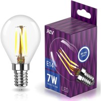  - Лампа светодиодная филаментная REV G45 E14 7W 4000K DECO Premium холодный свет шар 32483 6