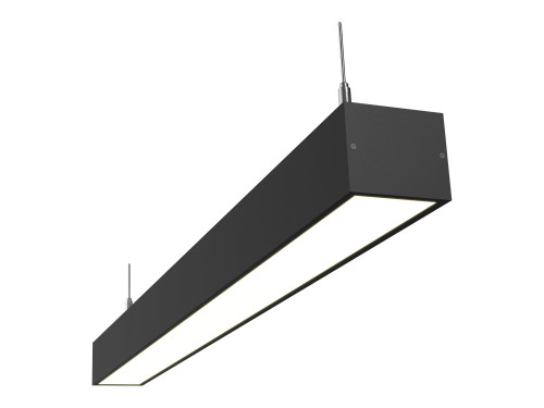 Линейный подвесной светильник SP-LINE-HANG-5050-3400-72W Warm 3000 (BLACK, 230V) Светильник из анодированного профиля, свечение вниз, цвет Дневной 3000 K (лента в 2 ряда). Длина 3000 мм, сечение - 50x50 мм. Способ установки - подвесной 2м. Цвет корпуса - анодированный алюминий, черный матовый, класс защиты IP20. Мощность 72 Вт, питание 230 В. В комплекте 1 шт блок питания, встроенный, без управления. 