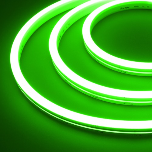 Гибкий неон ARL-MOONLIGHT-1712-SIDE 24V Green (Arlight, Вывод кабеля боковой) Гибкая герметичная лента (неон серии MOONLIGHT), сечение 12×17 мм. Светодиоды SMD 2835 120 шт/м. Цвет свечения ЗЕЛЕНЫЙ, угол излучения 115°. Мощность 8 Вт/м, питание 24 В. Класс пылевлагозащиты IP67. Размеры 5000×12×17 мм. Мин. отрезок 50 мм. Горизонтальный изгиб SIDE, минимальный радиус изгиба 60 мм. Катушка 5 м. Цена за 1 м. Гарантия 3 года. Заменяется на 038800.