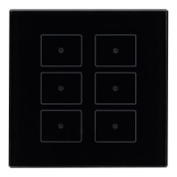 - Панель Sens SR-KN0611-IN Black (KNX, DIM) (Arlight, -)
