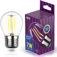  - Лампа светодиодная филаментная REV G45 E27 7W 2700K DECO Premium теплый свет шар 32443 0