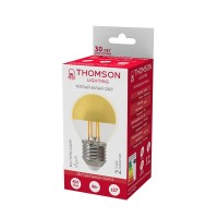  - Лампа светодиодная филаментная Thomson E27 4W 2700K шар прозрачная TH-B2379