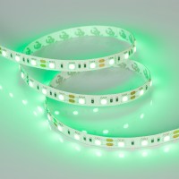  - Лента RT 2-5000 12V Green 2x (5060, 300 LED, LUX) (Arlight, 14.4 Вт/м, IP20)