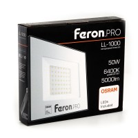  - Светодиодный прожектор Feron LL-1000 50W 6400K 41540