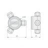 Разветвитель KLW-3 (4-10mm, IP67) (Arlight, Пластик) - Разветвитель KLW-3 (4-10mm, IP67) (Arlight, Пластик)