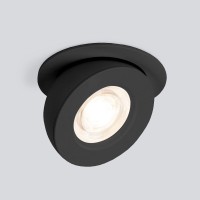  - Встраиваемый светодиодный светильник Elektrostandard Pruno 25080/LED черный a060942
