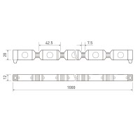  - Гибкий прожектор AR-FLB-FLEX-1000-18W-220V Warm 30deg (Arlight, Закрытый)