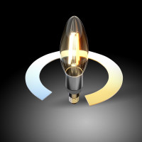  - Лампа светодиодная филаментная диммируемая Elektrostandard E14 5W 3300/4200/6500K прозрачная BLE1437 4690389174209
