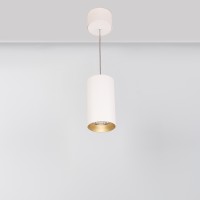  - Светильник подвесной SP-POLO-R85-2-15W Day White 40deg (White, Gold Ring) (Arlight, IP20 Металл, 3 года)