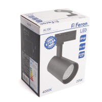  - Трековый светодиодный светильник Feron AL100 41606