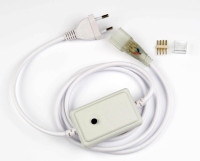  - Провод для монохромной светодиодной ленты Neon Uniel UCX-SP4/N22 White 1 Sticker UL-00005799