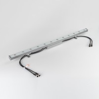  - Светодиодный прожектор AR-LINE-1000XS-12W-24V RGB (Grey, 30 deg, DMX512) (Arlight, Закрытый)