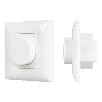 Панель SMART-P14-DIM-P-IN White (230V, 1.5A, 0/1-10V, Rotary, 2.4G) (Arlight, IP20 Пластик, 5 лет)