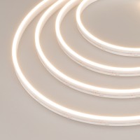  - Лента герметичная MOONLIGHT-SIDE-A120-06x12mm 24V Warm2300 (9.6 W/m, IP65, 5m, wire x2) (Arlight, Вывод кабеля прямой)