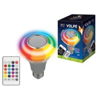  - Светодиодный светильник-проектор Volpe Disko ULI-Q340 5W/RGB/E27 Silver UL-00003997
