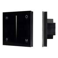  - Панель SMART-P35-DIM-IN Black (230V, 0-10V, Sens, 2.4G) (Arlight, IP20 Пластик, 5 лет)
