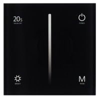  - Панель SMART-P35-DIM-IN Black (230V, 0-10V, Sens, 2.4G) (Arlight, IP20 Пластик, 5 лет)