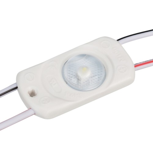 Модуль герметичный CRAFT-2835-1-12V White 170deg (36x17.5mm, 0.6W, IP67) (Arlight, Закрытый) Герметичный светодиодный модуль IP67, БЕЛЫЙ 6500–7000 К, напряжение 12 В, мощность 0.6 Вт, св. поток 60 лм, 1 светодиод SMD 2835, угол 170°. 20 шт на проводе, расстояние между центрами модулей 140 мм, длина провода между модулями 104 мм, рекомендуемая глубина установки 30–60 мм. Размер 36×17.5×6.2 мм. Гарантия 5 лет.
Высокая эффективность.