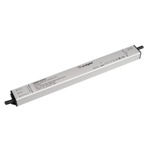 Блок питания ARPV-LG48100-LINEAR-PFC (48V, 2.08A, 100W) (Arlight, IP67 Металл, 5 лет) Источник напряжения с гальванической развязкой для светодиодных изделий. Входное напряжение 220-240 VAC. Выходные параметры: 48 В, 2.08 А, 100 Вт. Встроенный PFC >0.95. Тонкий металлический корпус IP67. Вход: 220-240VAC. Выход: 48VDC. Размер 320х30х21 mm.. Совместимость со стандартом EMC. Гарантия 5 лет.