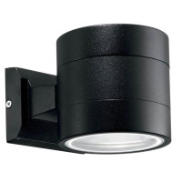  - Уличный настенный светильник Ideal Lux Snif Ap1 Round Nero 061450