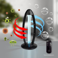  - Ультрафиолетовая бактерицидная настольная лампа Elektrostandard UVL-001 чёрный 4690389150760