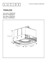  - Встраиваемый светильник Lucide Trimless 09931/01/31