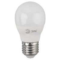  - Лампа светодиодная ЭРА E27 10W 4000K матовая ECO LED P45-10W-840-E27 Б0032971