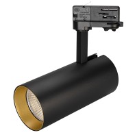 Светильник SP-POLO-TRACK-LEG-R85-15W Warm3000 (BK-GD, 40 deg) (Arlight, IP20 Металл, 3 года)