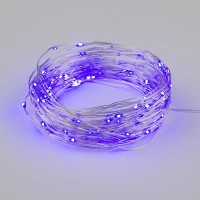  - Светодиодная гирлянда Uniel Роса фиолетовый ULD-S1000-100/SCB/3AA Purple IP20 Dew UL-00007187