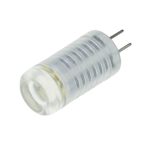 Светодиодная лампа AR-G4 0.9W 1224 Day White 12V (Arlight, Открытый) Светодиодная лампа G4, цвет Дневной белый, св.поток 80 люмен. Мощность 0.9W, питание 12VDC. Размер Ф12хH24. Вес 4гр.