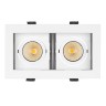 Светильник CL-KARDAN-S180x102-2x9W Warm (WH, 38 deg) (Arlight, IP20 Металл, 3 года) - Светильник CL-KARDAN-S180x102-2x9W Warm (WH, 38 deg) (Arlight, IP20 Металл, 3 года)