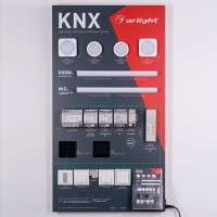  - Стенд Системы Управления KNX-1100x600mm-V1 (DB 3мм, пленка, лого) (Arlight, -)