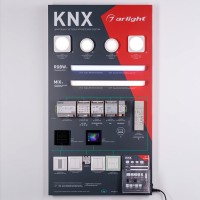  - Стенд Системы Управления KNX-1100x600mm-V1 (DB 3мм, пленка, лого) (Arlight, -)