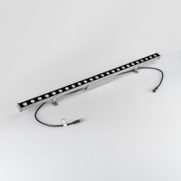  - Линейный прожектор AR-LINE-1000-24W Warm3000 (GR, 15 deg, 230V) (Arlight, IP65 Металл, 3 года)