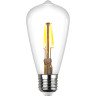 Лампа светодиодная филаментная REV VINTAGE ST64 E27 5W DECO Premium теплый свет груша 32435 5 - Лампа светодиодная филаментная REV VINTAGE ST64 E27 5W DECO Premium теплый свет груша 32435 5