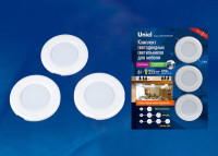  - Мебельный светодиодный светильник Uniel ULM-F40-6W/4200K/DIM Sensor IP20 White UL-00002887