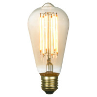  - Лампа светодиодная Е27 6W 2700K янтарная GF-L-764