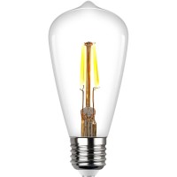  - Лампа светодиодная филаментная REV VINTAGE ST64 E27 7W 2700K DECO Premium груша 32436 2