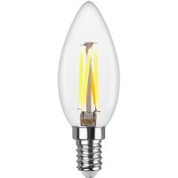  - Лампа светодиодная филаментная REV С37 E14 5W 2700K DECO Premium теплый свет свеча 32359 4