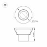 Светодиодный светильник LTM-R52WH 3W White 30deg (Arlight, IP40 Металл, 3 года) - Светодиодный светильник LTM-R52WH 3W White 30deg (Arlight, IP40 Металл, 3 года)