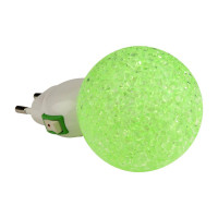  - Настенный светодиодный светильник Uniel DTL-309-Шар/Green/1LED/0,1W 10330