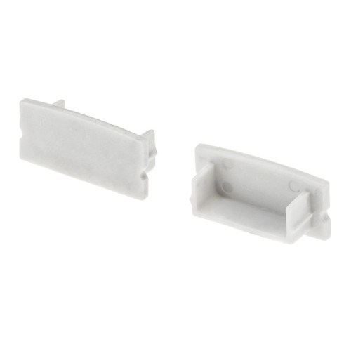 Заглушка ARH-WIDE-H10 глухая (Arlight, Пластик) PVC серая заглушка, глухая, для профиля WIDE-H10.