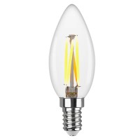  - Лампа светодиодная филаментная REV С37 E14 7W 2700K DECO Premium теплый свет свеча 32486 7