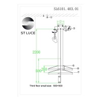  - Подвесной светодиодный светильник ST Luce Isola SL6101.403.01