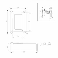  - Светильник LGD-EYE-BOLL-H500-6W Warm3000 (GR, 117 deg, 230V) (Arlight, IP54 Металл, 3 года)