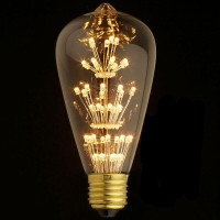  - Лампа светодиодная филаментная Loft IT E27 3W прозрачная ST64-47LED