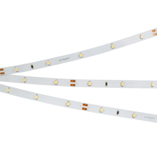 Лента RT 2-5000 24V White6000 0.5x (3528, 150 LED, LUX) (Arlight, 2.9 Вт/м, IP20) Гибкая лента LUX, светодиоды smd 3528, 30шт/м (150шт на 5м), белая плата 8мм, скотч 3М. Цвет БЕЛЫЙ 5800-6500K. Питание 24V, мощность 2.9 Вт/м (14.5 Вт на 5м), угол 120°, цветопередача CRI>85. Размеры 5000х8x2мм. Мин.отрезок 166.66мм, 5шт светодиодов. Пакет 5м. Цена за 1м.